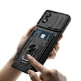 thumbnail image 6 of Elegant Choise Case for Moto G Play 2024 Card Slot Wallet Case Finger Ring Holder Cover, Black, 6 of 17