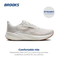 thumbnail image 2 of Zapatillas Brooks Revel 8 Neutras para Mujer Blanco 9.5 Ancho, 2 of 6