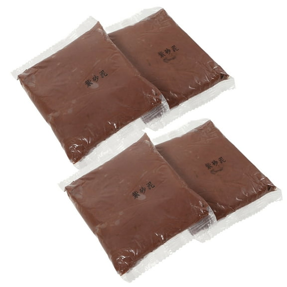 Raindrops DIY Pottery Clay Brown Air Dry Modeling Clay Kit with Soft Texture for Craft and Sculpture