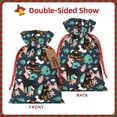thumbnail image 2 of Fuzoiu Rottweiler Print Christmas Gift Bag,Burlap Gift Bag with Drawstring Closure & Hang Tag,Perfect for Holidays, Birthdays, and Special Occasions-Small, 2 of 7