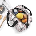 thumbnail image 5 of Kdxio Paris Print Insulated Lunch Bag,Reusable Tote Lunch Box for Women Men,Leakproof Cooler Lunch Bags for Work Office Travel Picnic, 5 of 6