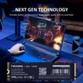 thumbnail image 4 of Fanxiang S501 128GB M.2 2280 PCIe Gen3 x4 NVMe SSD, 3D NAND Internal Solid State Drive Up to 1100MB/s for Laptop Desktop, 4 of 9