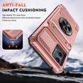 thumbnail image 7 of Decase Case for Motorola Moto G (2023),TPU+PC,Built-in Magnetic Kickstand,with Card Holder Dual-Layer Design Heavy Duty Shockproof Protection Phone Case for Motorola Moto G (2023),Rosegold, 7 of 7