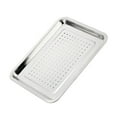 thumbnail image 3 of Thickened Stainless Steel Rectangular Tray Drainer Multifunctional Drying Plate Fried Chicken Plates Kitchen Accessories, 3 of 6