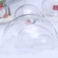 thumbnail image 5 of 10PCS 4/5/6/8CM Transparent Ball Open Plastic Clear Bauble Ornament Christmas Party Hanging Pendant Gift Package Supplies  6cm, 5 of 9
