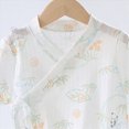 thumbnail image 5 of CAUYDY Infant Boy Romper Preemie Short Sleeve Sleepers for Girl Newborn Comfy Pajamas Spring Summer Baby Clothes 0-3M 6-9M 12-18M Sizes 12-18 Months,White, 5 of 5