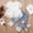 White Blue, variant on Toddler Baby Girl Clothes Lace Flowers Ruffle Shirt Top Ripped Denim Jeans Pants Set 2Pcs Outfits
