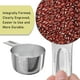 thumbnail image 3 of Taza medidora acero inoxidable 240 ml 8 oz con medidas métricas y estadounidenses para cocina hogar y repostería, 3 of 6