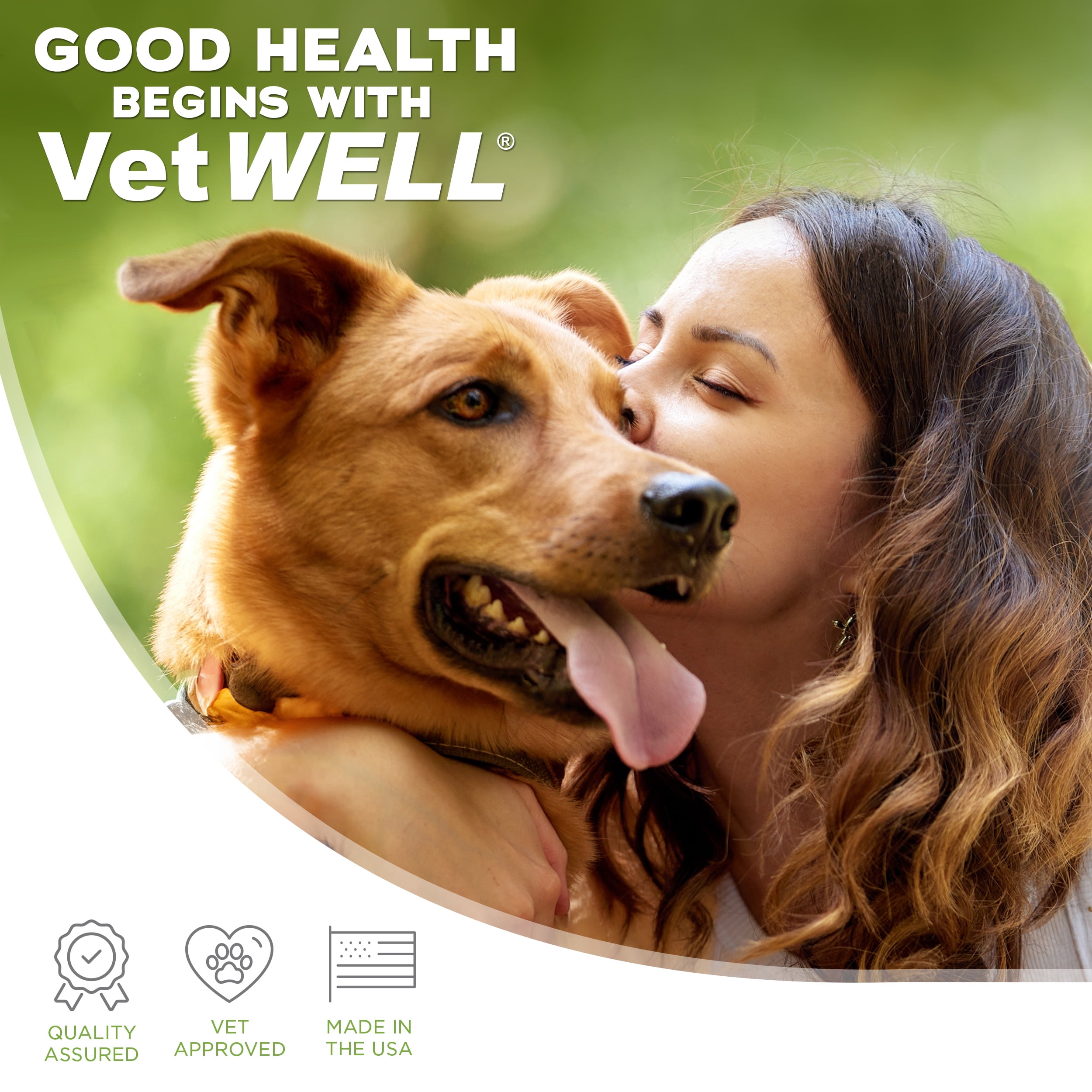 VetWELL Omega 3 Supplement for Dogs with Krill Oil and Astaxanthin, 60 Count