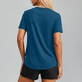 thumbnail image 7 of Lenpel Workout Tops for Women Short Sleeve V Neck Curved Hem Athletic Casual T-Shirts Running Yoga Tees UPF 50+ Sun Shirts, 7 of 7