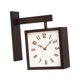 thumbnail image 1 of Reloj de pared de esquina, resistente y decorativo, para comedor, interior y hogar. marrón oscuro, 1 of 7