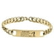 thumbnail image 2 of Pulsera de cadena de eslabones para hombre, joyería de hip hop, pulsera de eslabones duradera de acero inoxidable oro, 2 of 9