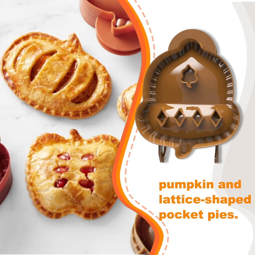 Moules à Chaussons (hand Pies) Antiadhésifs - Lot De 3 Formes (sapin, Bonhomme De Neige, ?), Réutilisables - 6