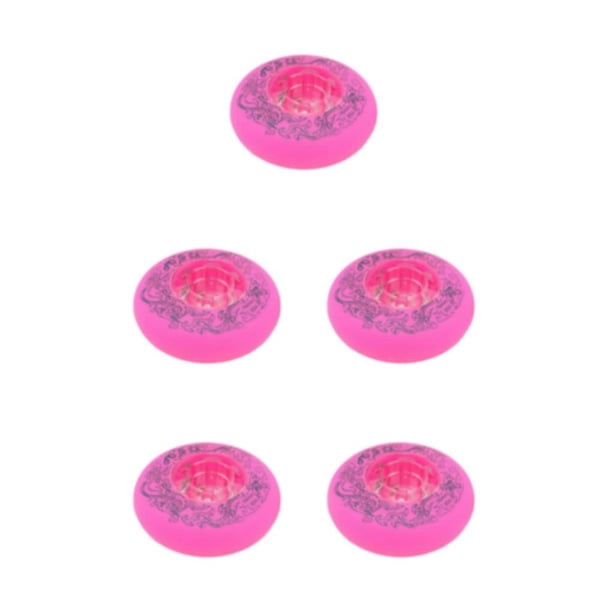 Naiovety 2 unids/set resistentes al desgaste y altamente elástico-ruedas de PU de alta densidad para ruedas de patinaje en línea rosa 72mm Type2 NO2