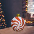 thumbnail image 5 of Christmas Decoration 24in Pvc Candy Pattern Inflatable Christmas Decoration Ball,Christmas Outdoor Decor for Garden Lawn Party, 5 of 5