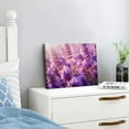 thumbnail image 3 of Chilfamy Art Modern Canvas Prints of Lavender Flowers for Wall Decor, Ready to Hang Home Art with Elegant Design for Bathroom, Living Room, Bedroom, and More 20x16in, 3 of 6