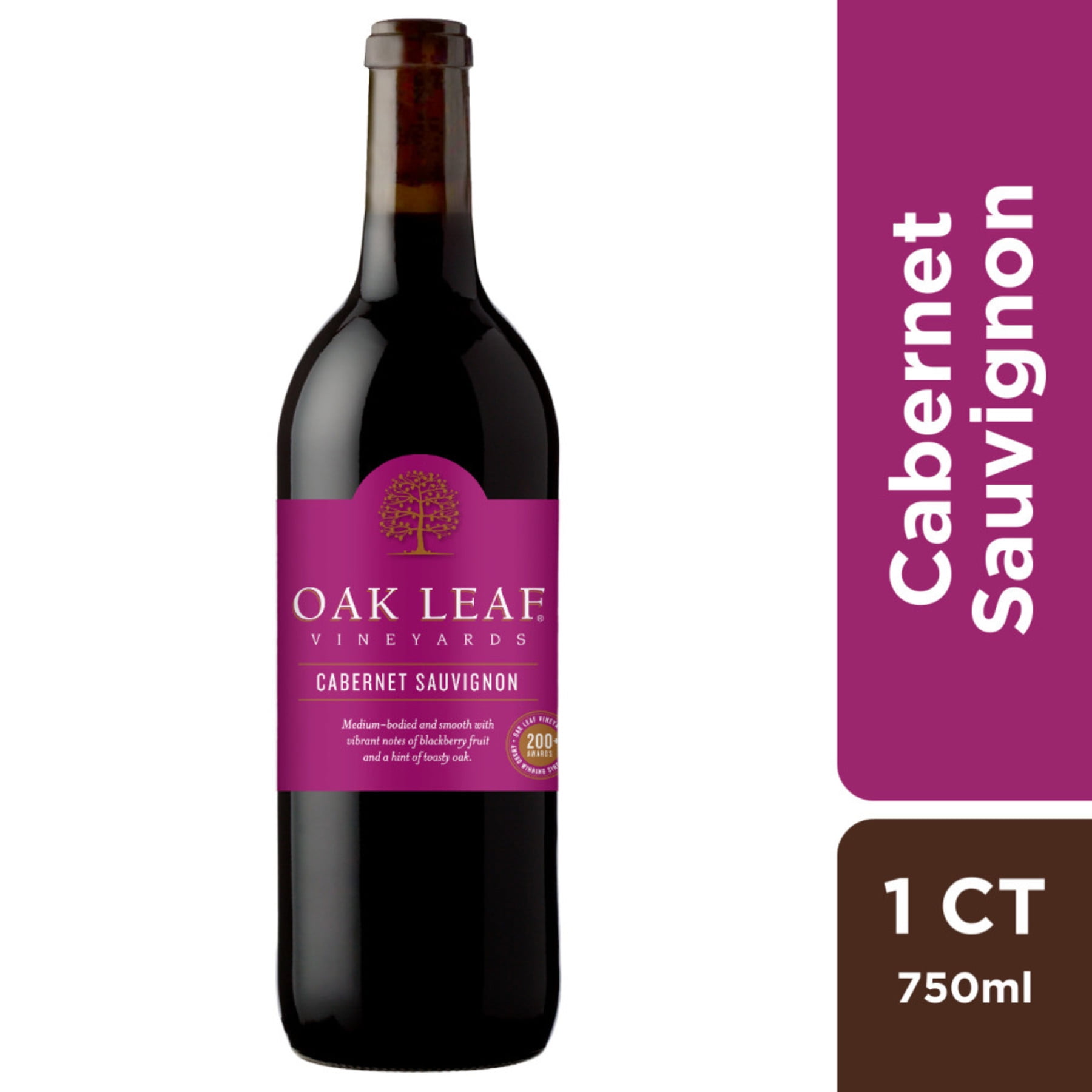 Oak Leaf Vineyards Cabernet Sauvignon, Red Wine, 750ml
