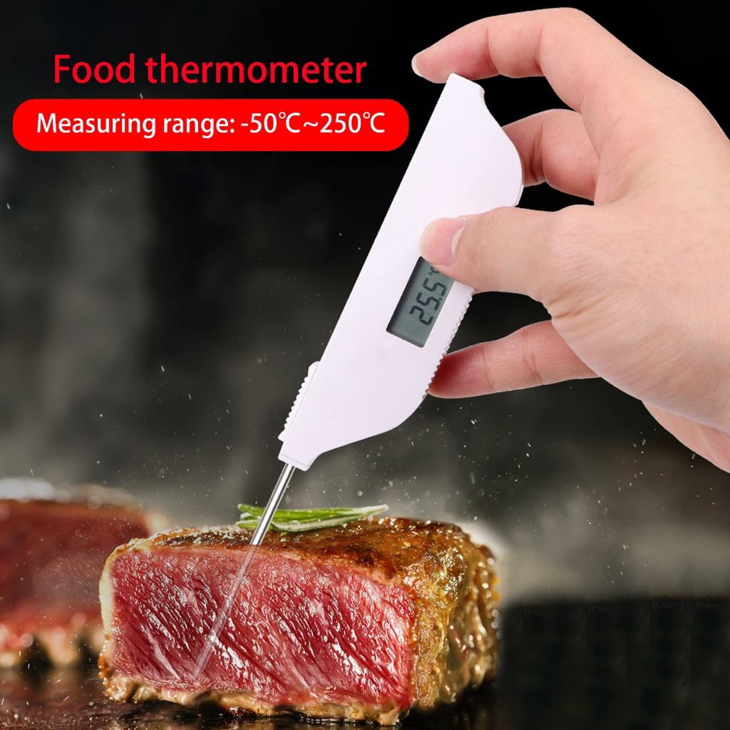 MOMOJIA Digital Thermometer for Cooking, Meat,Liquid, Oil,ScalableProbe ,Magnetic Back, Hold Function,Auto Shut Offs