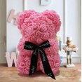 thumbnail image 5 of 520 Oso rosa con flor eterna, regalo de San Valentín, regalo de cumpleaños, ramo de muñeca rosa, suministro de fábrica, 5 of 5