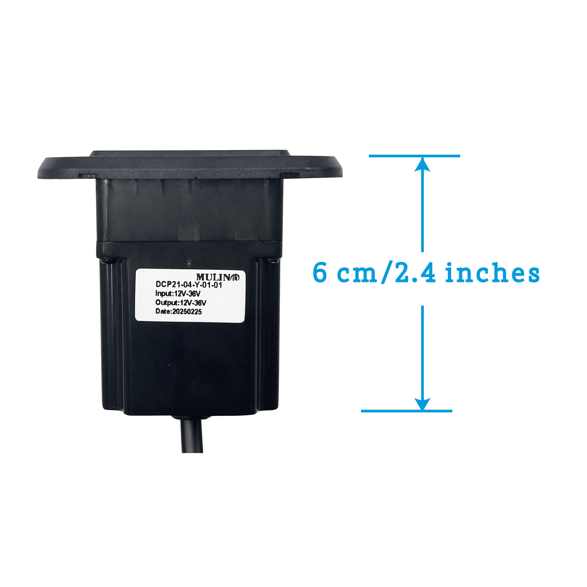 Fixed DC Power Socket Replacement with Switch for Power Recliner Lift Chairs