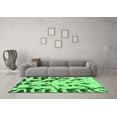 thumbnail image 3 of Ahgly Company Indoor Rectangle Abstract Emerald Green Modern Area Rugs, 8' x 12', 3 of 4