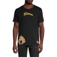 thumbnail image 4 of Camiseta gráfica Elevenparis de los Picapiedra para hombre black2 S, 4 of 5