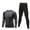 Dark Gray-3, variant on YAYUBA 2 Set Men's Thermal Underwear Long Johns with Lined, Thermals for Men Base Layer Cold Weather Top Bottom