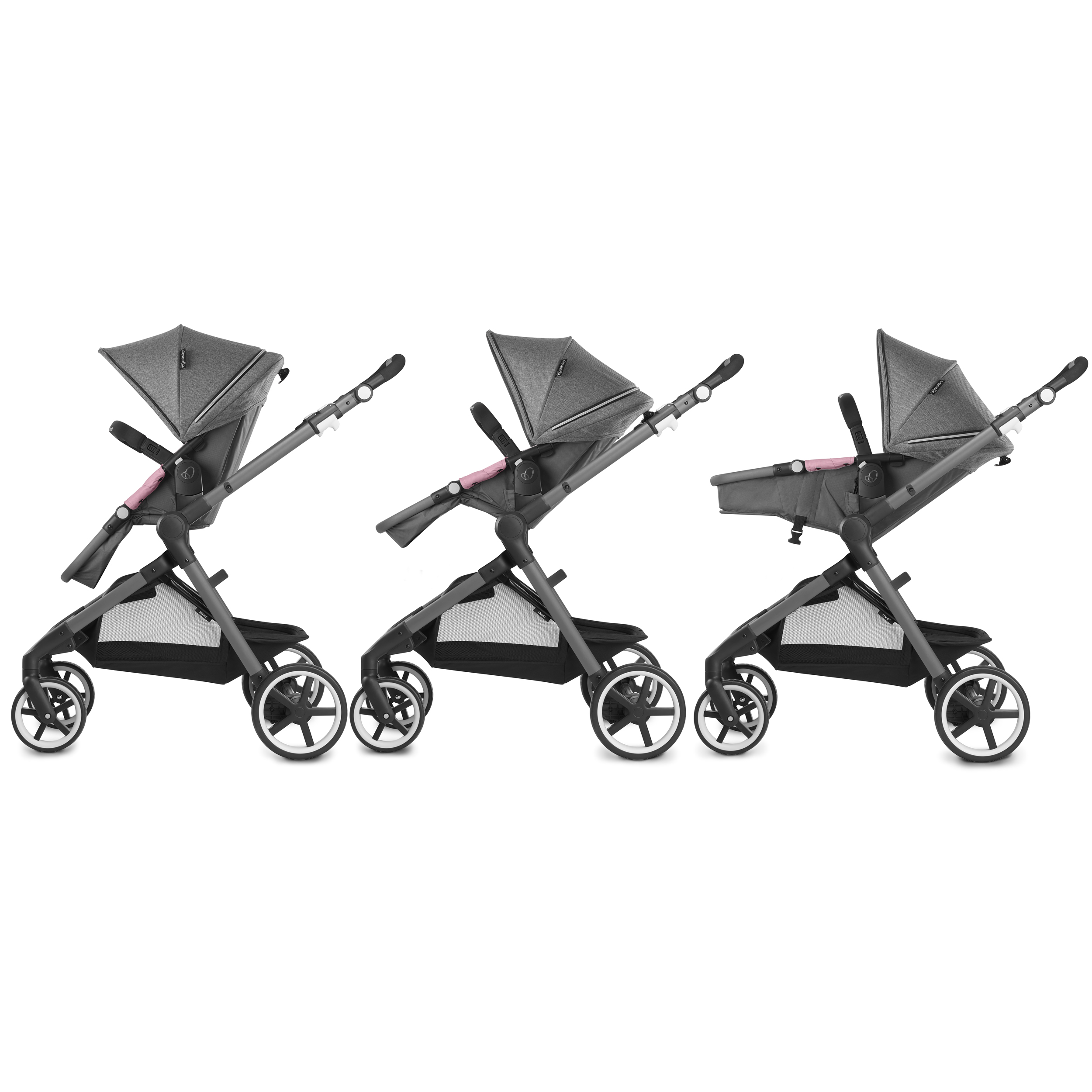 Free Shipping GOLD SensorSafe Pivot Xpand Smart Modular Travel System Opal Pink Walmart
