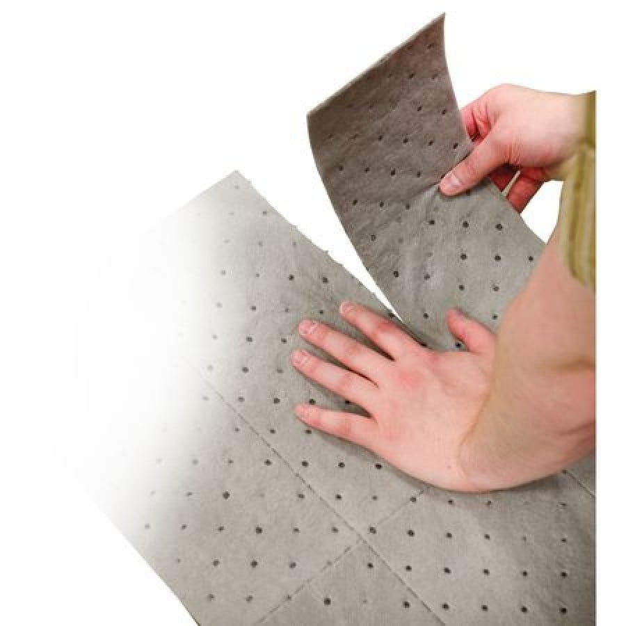 BRADY SPC ABSORBENTS HT303 Absorbent Roll, Absorbs 63 gal. Universal, ,Gray