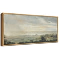 thumbnail image 5 of Drsoum Large 20x40in Natural Framed Countryside Vintage Wall Art Landscape Painting Retro Meadow Classical Scenery Farmhouse Kitchen Living Room Decor, 5 of 7