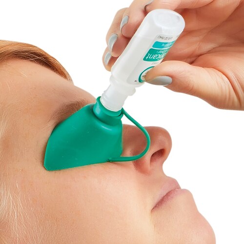 2in1 Eye Drop Bottle Dispenser & Eye Wash Guide Aid