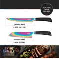 thumbnail image 6 of Thyme & Table 13-Piece Knife Block Set, Rainbow Blades, 6 of 9