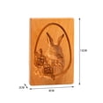 thumbnail image 4 of Cookie Mold Cutter Funny Wooden Mold Baking Mold for DIY Gingerbread Cookie Biscuits, 4 of 4