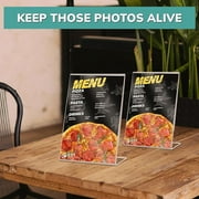 Photo Booth Frames 4 x 6 Clear Acrylic Picture Frame, 12 Pack