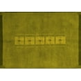 thumbnail image 1 of Ahgly Company Indoor Rectangle Abstract Yellow Modern Area Rugs, 2' x 5', 1 of 4