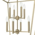thumbnail image 4 of Hunter - Laurel Ridge 8-light Alturas Gold, Large Pendant Light, Dimmable, Formal Style, Lantern Shaped, for Bedrooms, Dining, Living Rooms - 19873, 4 of 6