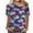 E-Multicolor, variant on Memorial Day T Shirt for Women 4th of July T Shirts Women American Flag Shirts Womens Independence Day Tops for Women Patriotic Tees Women Fashion Casual Printed Round Neck Short Sleeved T-Shirt Top