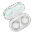 thumbnail image 2 of Unique Bargains 1 Set Contact Lens Case Integrated Oval Lens Storage Case Blue, 2 of 5
