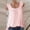 Pink, variant on Babysbule Womens Summer Tops Women Casual Sleeveless Crewneck Solid Blouse Pullover Tank Tops Shirt