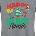 thumbnail image 3 of Hey Arnold! - Holiday Homies - Women's Short Sleeve Graphic T-Shirt, 3 of 5