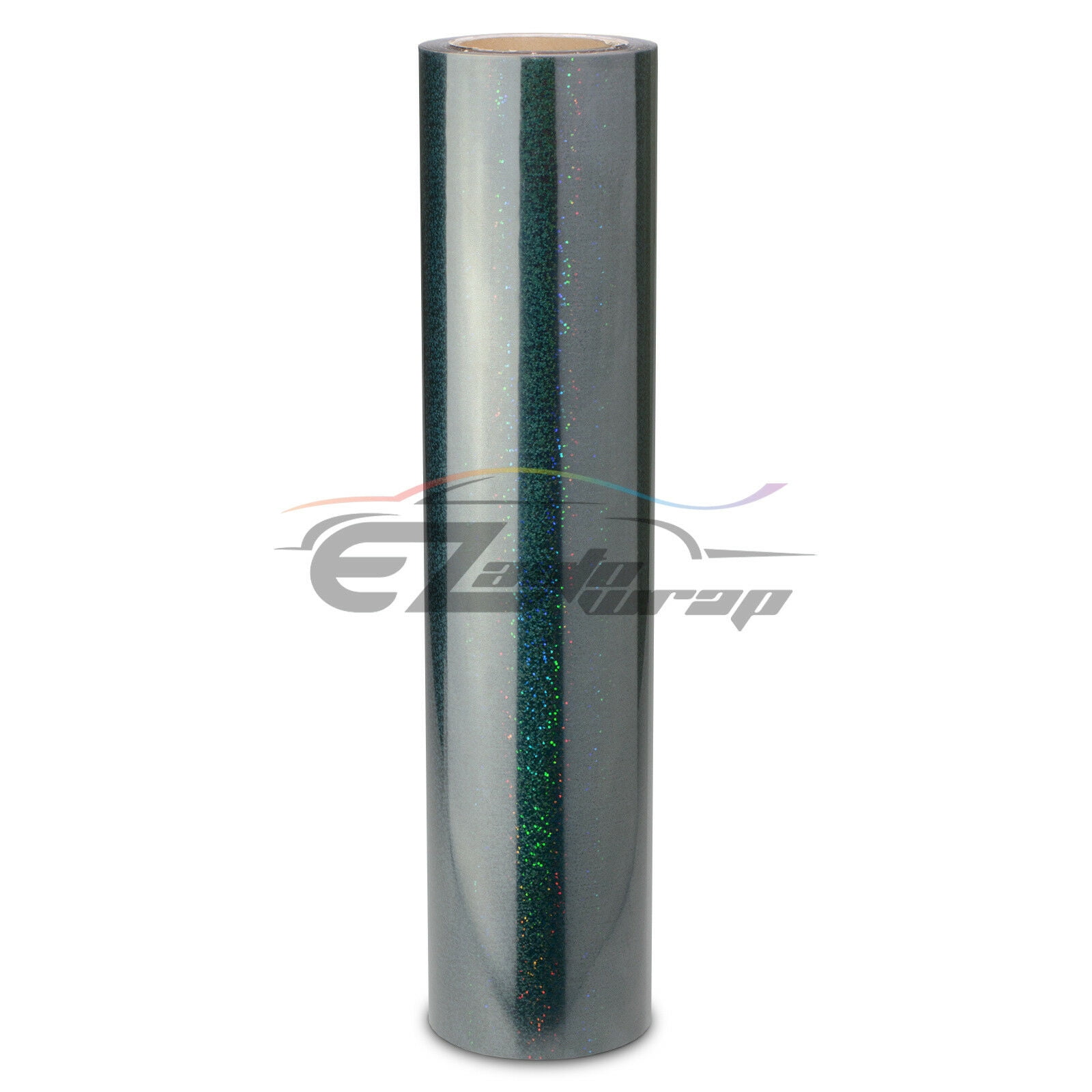 Essmo™ Holographic Glitter Black Heat Transfer Vinyl HTV T-Shirt 20" Iron Press SP09 20"x72"