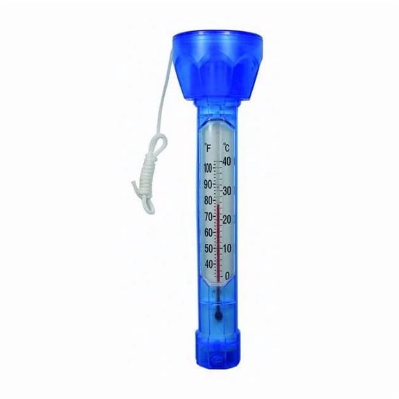 Jed Pool Tools Floating Thermometer, Plastic, 7-5/16" H 20-204