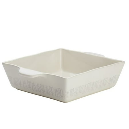 Stoneware Deep Dish Baker - Ayesha Curry Home Collection Stoneware Square Baker, 8
