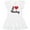 AA-White, variant on Inktastic I Love Hockey Girls Toddler Dress