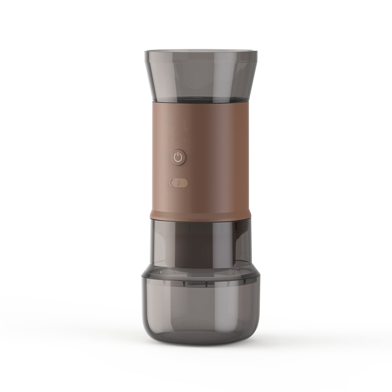 Portable Electric Coffee Grinder, USB Rechargeable Conical Burr Grinder with Adjustable Settings for Drip, Espresso, & French Press, A Compact Travel Coffee Bean Grinder