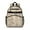 Beige And Brown, variant on Black and White Leopard Pattern Backpack for School,Cute School Bag,Schoolbag with Adjustable Shoulder Straps & Padded Back,15.25"x11.5"x5.25"