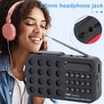 thumbnail image 4 of Reproductor MP3 Receptor Radio FM Mini Portátil Bolsillo BT Altavoz Incorporado, 4 of 9