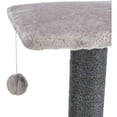 thumbnail image 6 of TRIXIE Altea Plush 3-Level 46.1" Cat Tree with Sisal Scratching Posts & Cat Toy, Dark Gray, 6 of 9