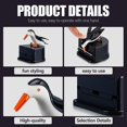 thumbnail image 2 of 2 Pieces Woodpecker Toothpick Holder Cute Funny Toothpick Box For Kitchen, Black And White, 2 of 3