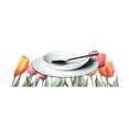 thumbnail image 3 of Ryvnso Placemats Set of 4 Tulip Flower Dining Mats Heat-Resistant Non-Slip Washable Table Mat, 3 of 8